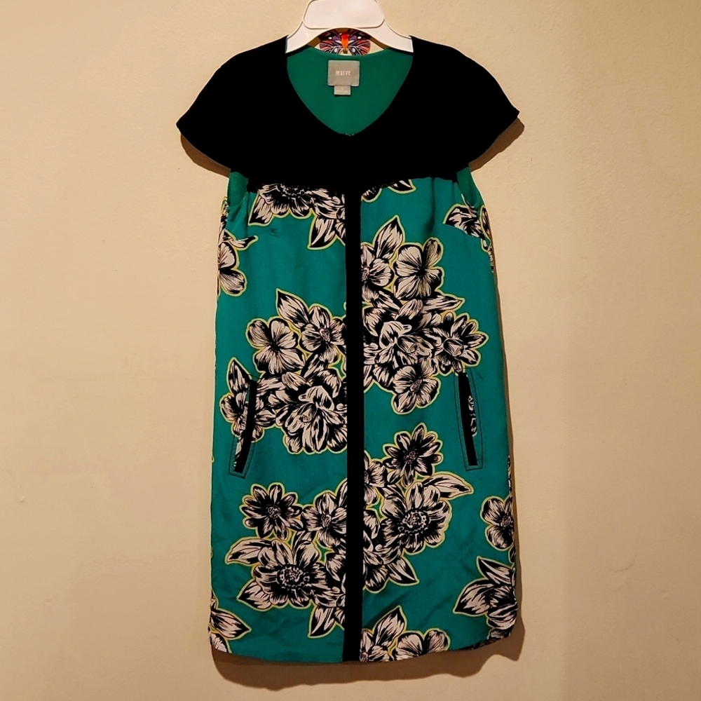 ❤️ ANTHROPOLOGIE MAEVE SILK AYAME SHIFT DRESS, 0 - Picture 6 of 13
